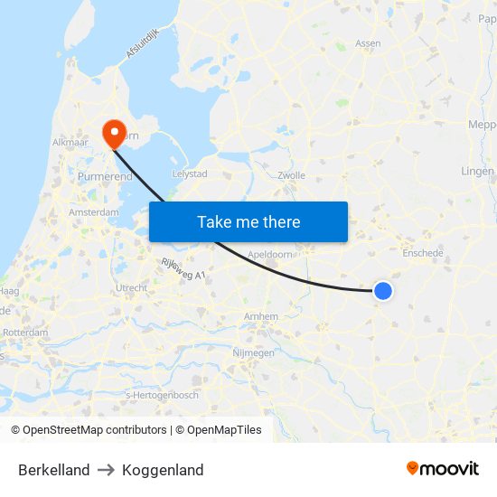 Berkelland to Koggenland map