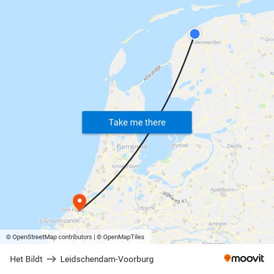 Het Bildt to Leidschendam-Voorburg map