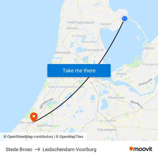 Stede Broec to Leidschendam-Voorburg map