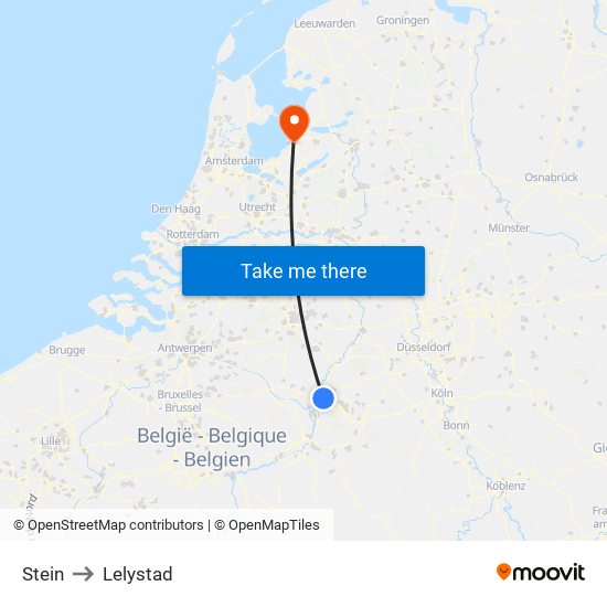 Stein to Lelystad map