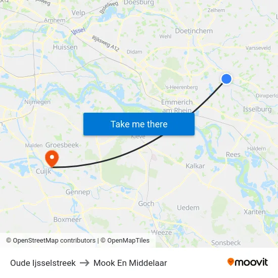 Oude Ijsselstreek to Mook En Middelaar map