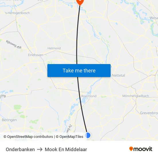 Onderbanken to Mook En Middelaar map