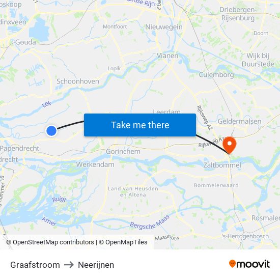 Graafstroom to Neerijnen map