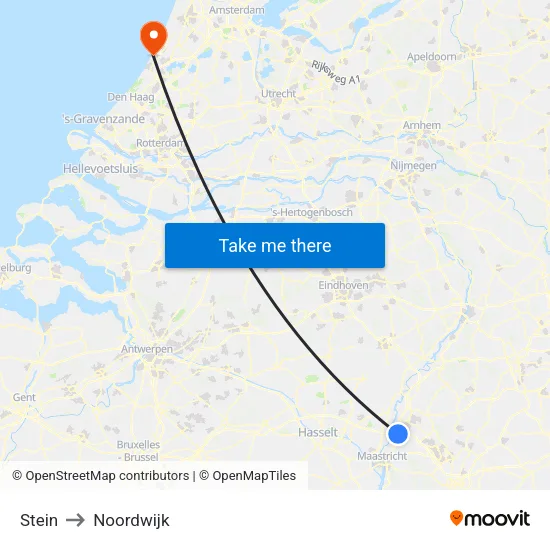 Stein to Noordwijk map