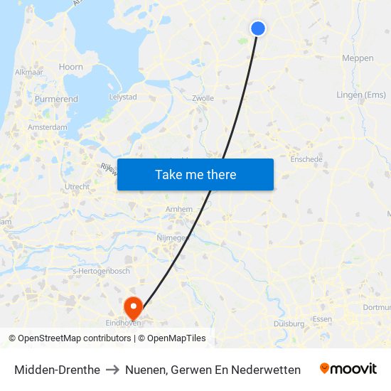 Midden-Drenthe to Nuenen, Gerwen En Nederwetten map