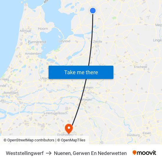 Weststellingwerf to Nuenen, Gerwen En Nederwetten map