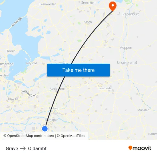 Grave to Oldambt map