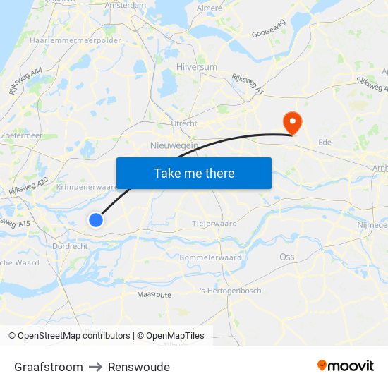 Graafstroom to Renswoude map