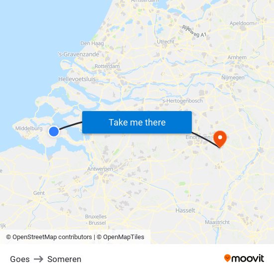 Goes to Someren map