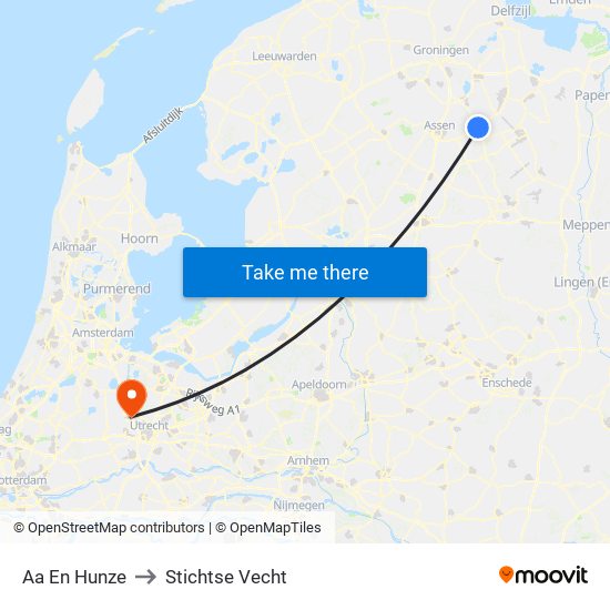 Aa En Hunze to Stichtse Vecht map