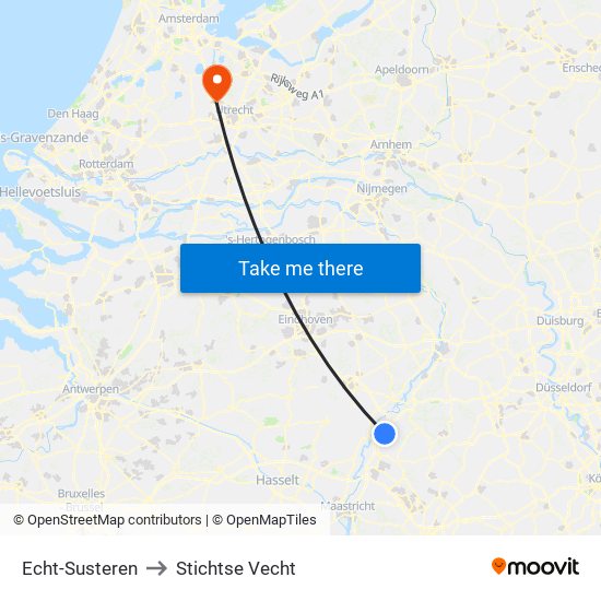 Echt-Susteren to Stichtse Vecht map