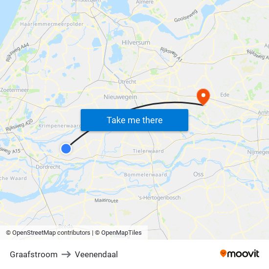 Graafstroom to Veenendaal map