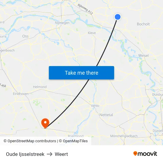 Oude Ijsselstreek to Weert map
