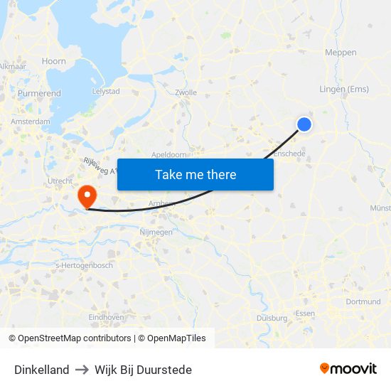 Dinkelland to Wijk Bij Duurstede map