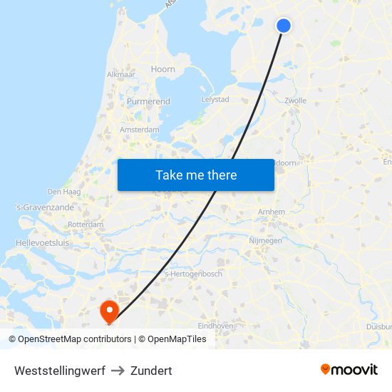 Weststellingwerf to Zundert map