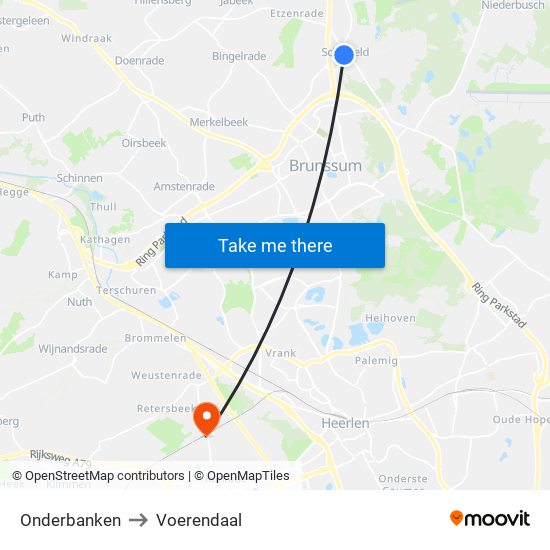 Onderbanken to Voerendaal map