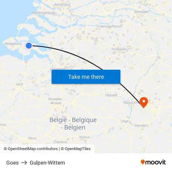 Goes to Gulpen-Wittem map