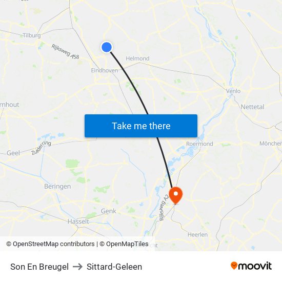 Son En Breugel to Sittard-Geleen map