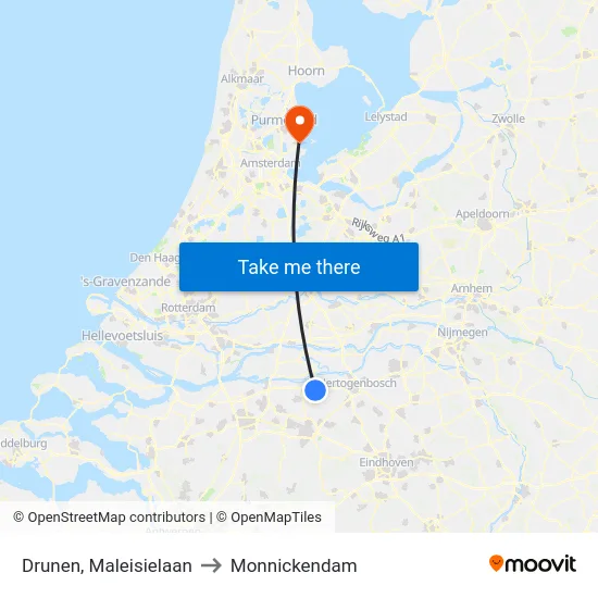 Drunen, Maleisielaan to Monnickendam map