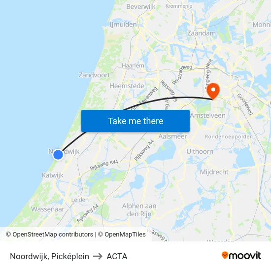 Noordwijk, Picképlein to ACTA map