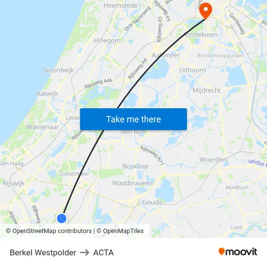 Berkel Westpolder to ACTA map