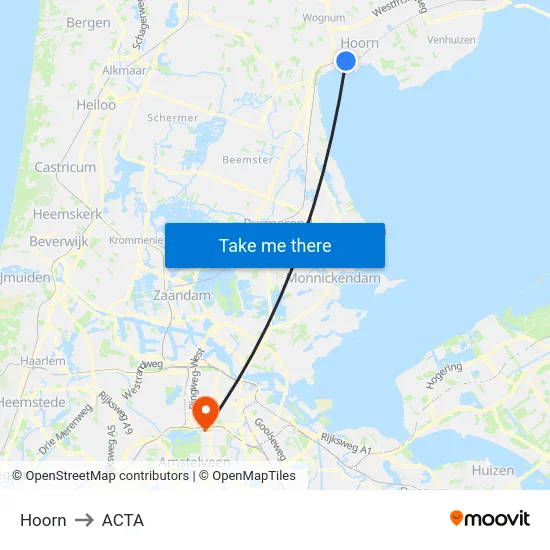 Hoorn to ACTA map