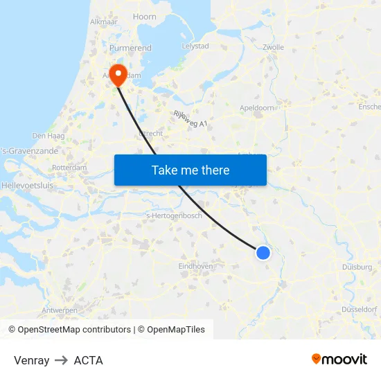 Venray to ACTA map