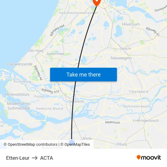 Etten-Leur to ACTA map