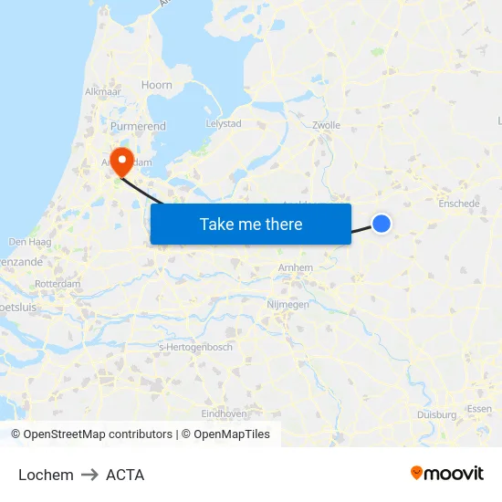 Lochem to ACTA map