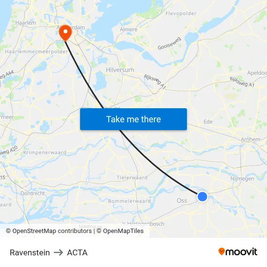 Ravenstein to ACTA map