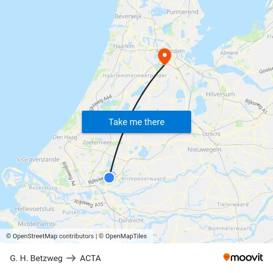 G. H. Betzweg to ACTA map