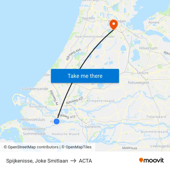 Spijkenisse, Joke Smitlaan to ACTA map