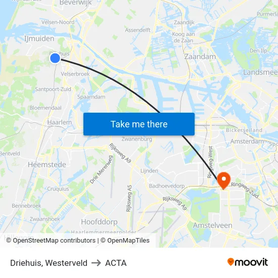 Driehuis, Westerveld to ACTA map