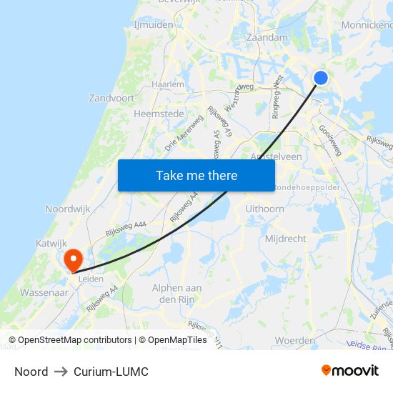 Noord to Curium-LUMC map