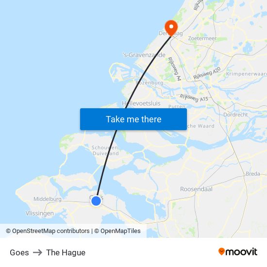 Goes to The Hague map