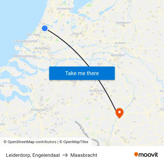 Leiderdorp, Engelendaal to Maasbracht map
