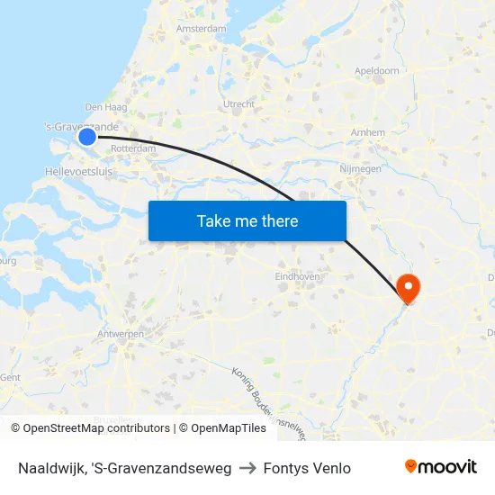 Naaldwijk, 'S-Gravenzandseweg to Fontys Venlo map