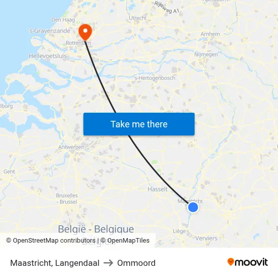 Maastricht, Langendaal to Ommoord map