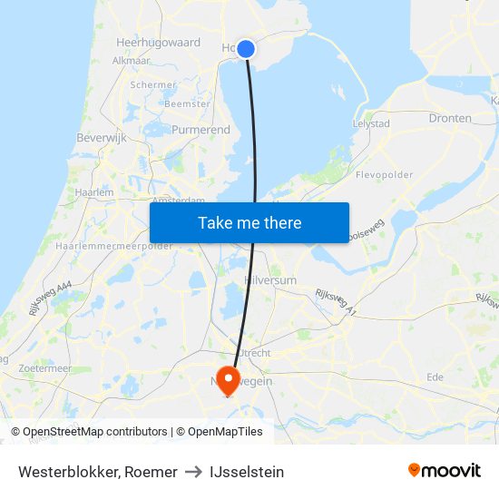 Westerblokker, Roemer to IJsselstein map