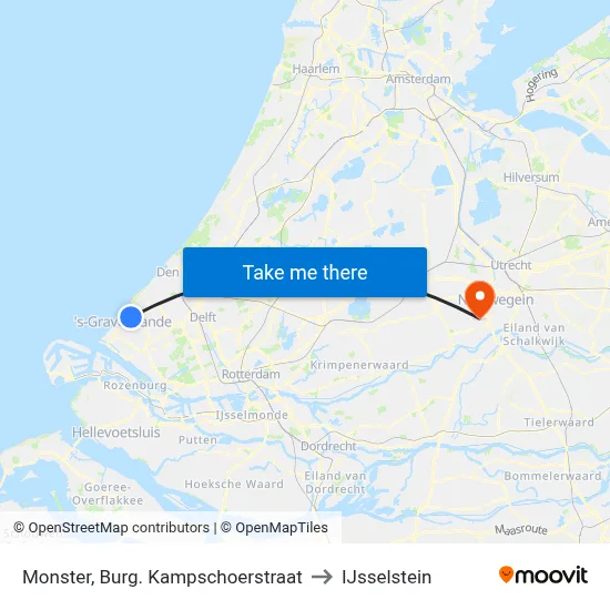 Monster, Burg. Kampschoerstraat to IJsselstein map