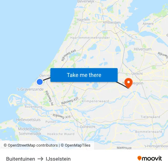 Buitentuinen to IJsselstein map