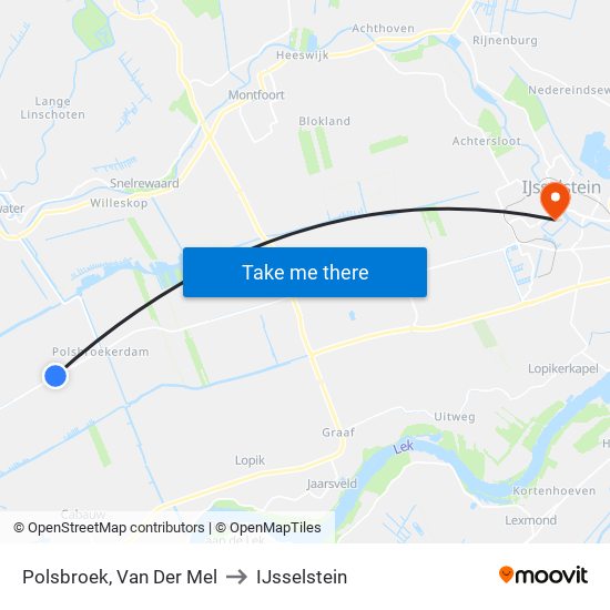 Polsbroek, Van Der Mel to IJsselstein map