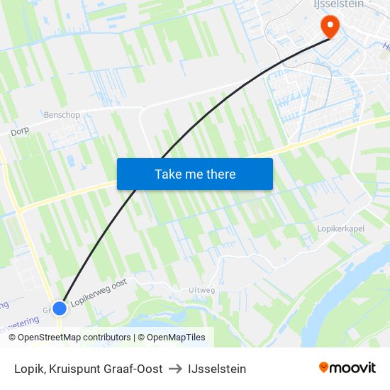 Lopik, Kruispunt Graaf-Oost to IJsselstein map