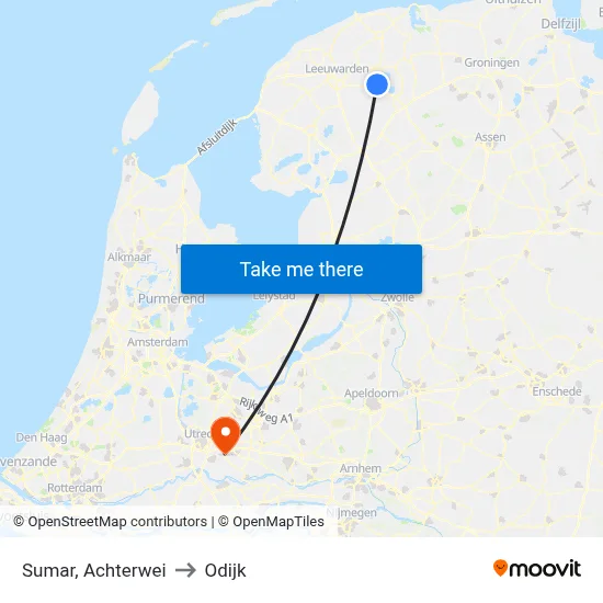Sumar, Achterwei to Odijk map
