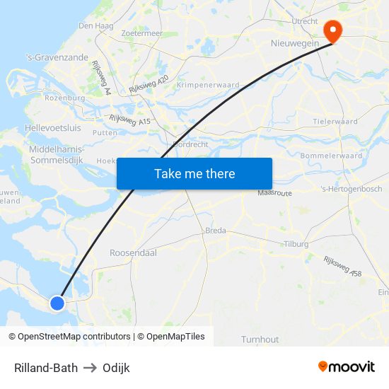 Rilland-Bath to Odijk map