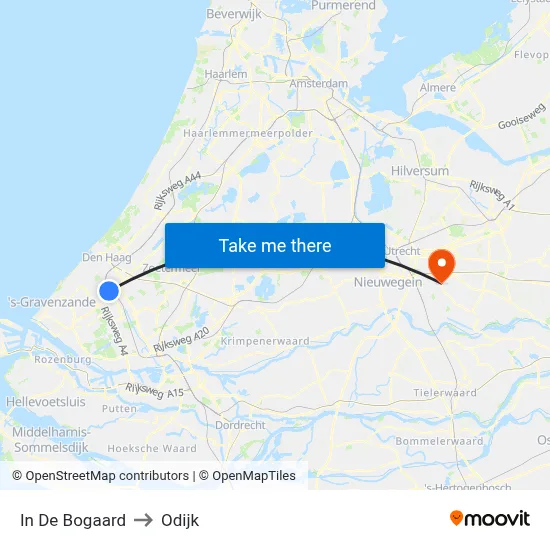 In De Bogaard to Odijk map