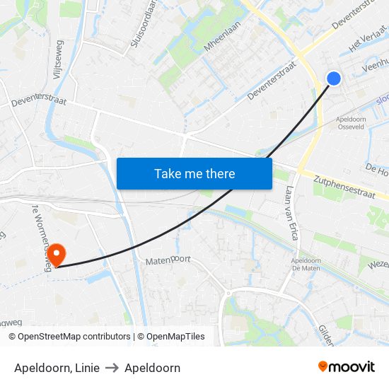 Apeldoorn, Linie to Apeldoorn map