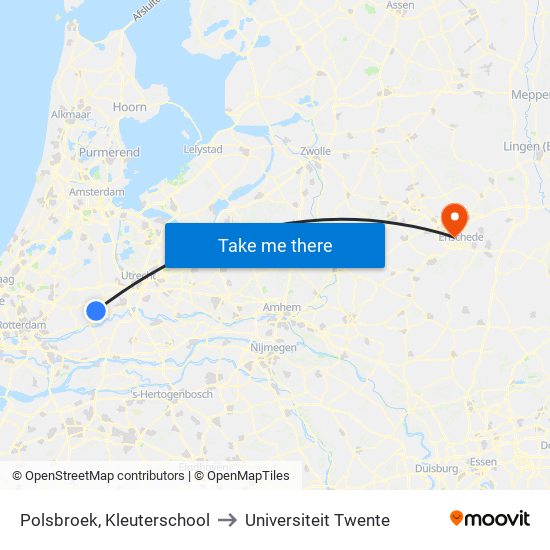 Polsbroek, Kleuterschool to Universiteit Twente map