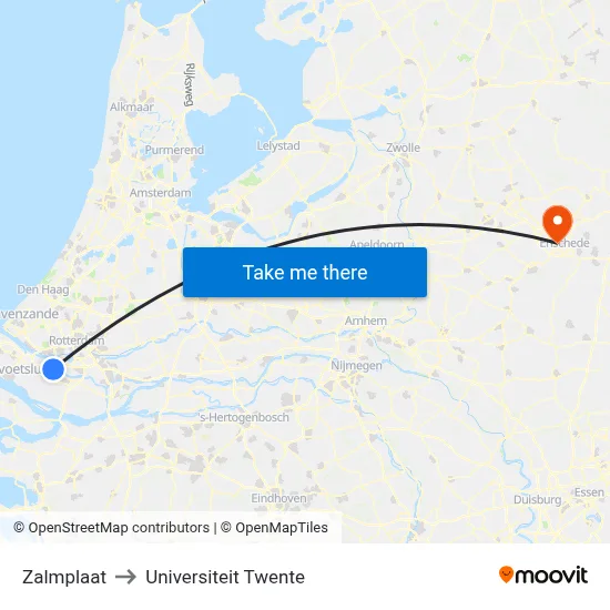 Zalmplaat to Universiteit Twente map