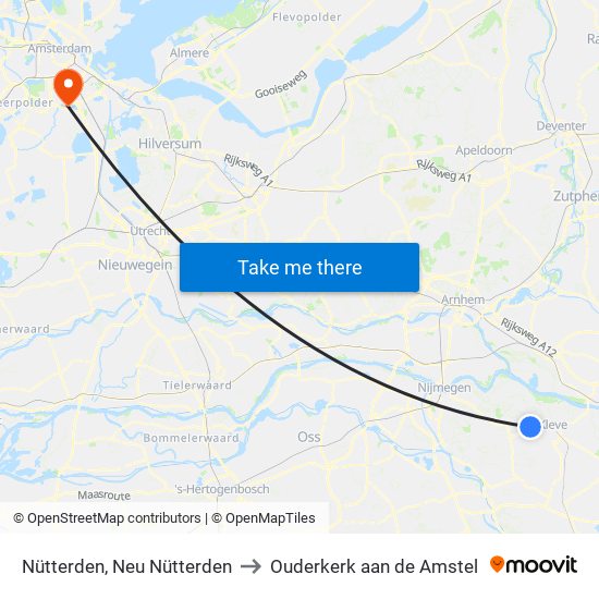 Nütterden, Neu Nütterden to Ouderkerk aan de Amstel map